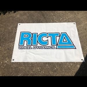 A ricta scare bord banner size 24/36